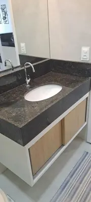 A planta de Apartamento inteiro próximo à praia de Iracema