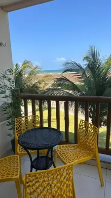 Uma varanda ou terraço em VG Sun Cumbuco