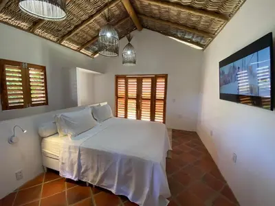 Uma cama ou camas num quarto em Maison Annick