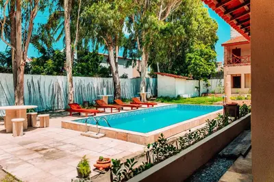 A piscina em ou perto de Pousada EcoVillage - Meu Xodó em Preá