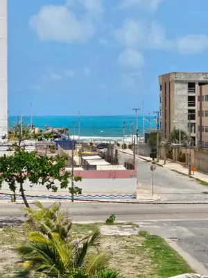 Uma vista do mar geral ou uma vista do mar a partir do apartamento
