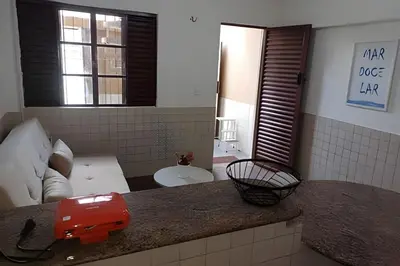 Uma casa de banho em Flat Grand Praia de Iracema