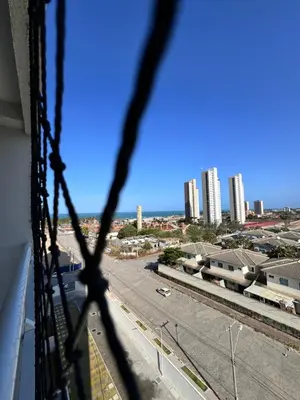 Uma vista geral de Fortaleza ou a vista da cidade a partir do apartamento