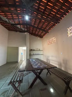 A planta de Casa com piscina próxima a praia de Águas Belas