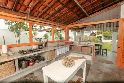 A cozinha ou kitchenette de Barrinha dos Ventos Barrinha de Baixo Ceara Quartos Casas Kitesurf