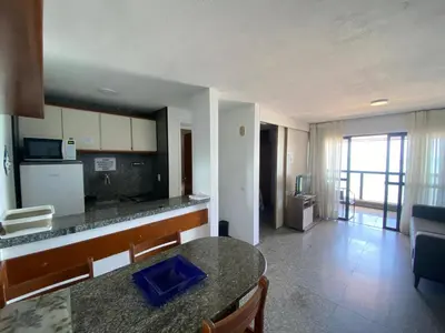 A cozinha ou kitchenette de VISTA deslumbrante Avenida Beira Mar Meireles Mucuripe