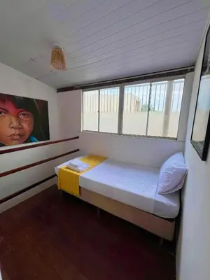 Uma cama ou camas num quarto em Vila do Sol Pousada