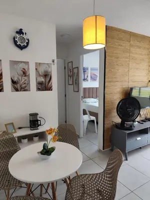 A cozinha ou kitchenette de Apartamento novo com jardim privativo!