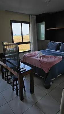 Uma cama ou camas num quarto em VG Sun Cumbuco by TP Flats