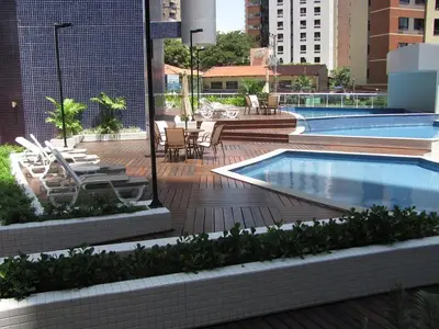 A piscina em ou perto de Beach Class Fortaleza Torre 3