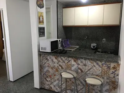 A cozinha ou kitchenette de Flat atlantico 1102