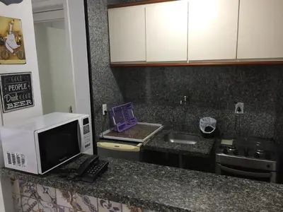 A cozinha ou kitchenette de Flat atlantico 1102