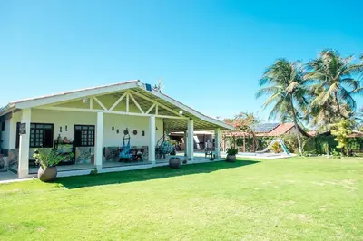 Um jardim no exterior de Recanto Preocupação Zero
