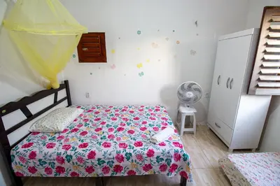 Uma cama ou camas num quarto em Casa Caminho das Dunas - Refúgio entre as Dunas e o Mar
