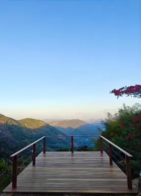 Paisagem natural perto da villa