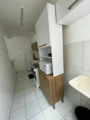 A cozinha ou kitchenette de Apartamento completo
