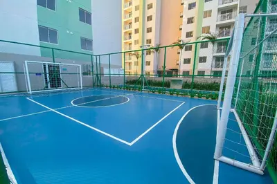 Comodidades para jogar ténis e squash em Mirante #307 - Espaço e estilo por Carpediem ou nas proximidades