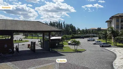 A planta de Último andar no VG Sun com acesso a praia