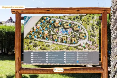 A planta de Último andar no VG Sun com acesso a praia