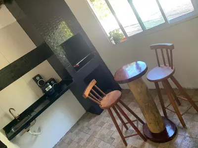 A cozinha ou kitchenette de Chalé dos Pássaros - Guaramiranga