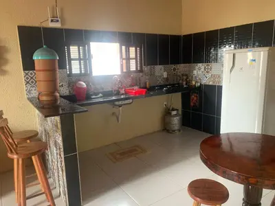 A cozinha ou kitchenette de Chalé dos Pássaros - Guaramiranga
