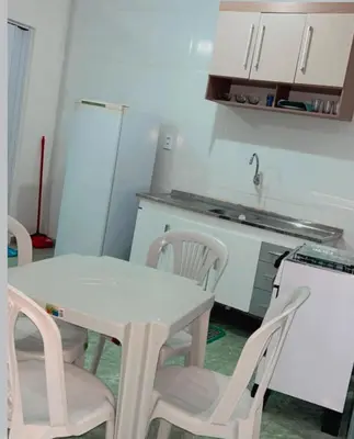 A cozinha ou kitchenette de Chalé R&M