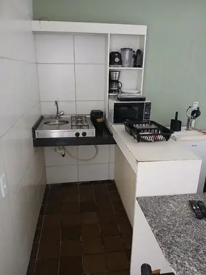 A cozinha ou kitchenette de 506 Flat mobiliado Praia de Iracema