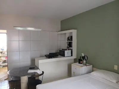 A cozinha ou kitchenette de 506 Flat mobiliado Praia de Iracema