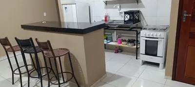 A cozinha ou kitchenette de Seu lar na Praia