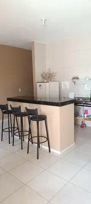 A cozinha ou kitchenette de Seu lar na Praia