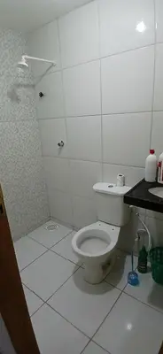 Uma casa de banho em Casa com piscina em Morro Branco, Beberibe - Ce