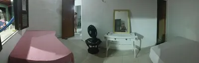 Uma casa de banho em Casa com piscina no Morro Branco, Beberibe