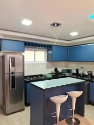 A cozinha ou kitchenette de Apartamento Beach place Cumbuco 100metros Praia