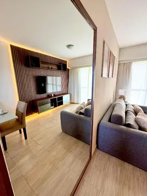 A cozinha ou kitchenette de Apartamento Beach place Cumbuco 100m da Praia