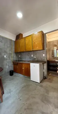 A cozinha ou kitchenette de Vila Lua Aparts - Apartamento 6