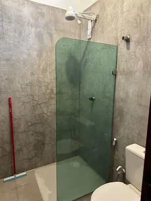 Uma casa de banho em Vila Lua Aparts - Apartamento 6