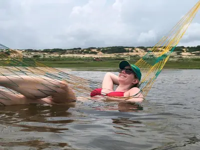 Os clientes hospedados em Lar Doce Mar