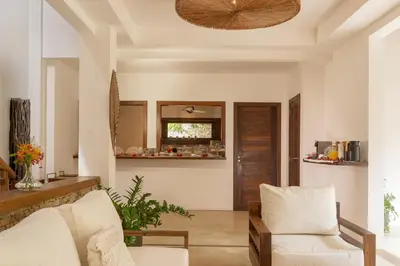 Uma área de estar em Villa Alegria - La Villa Group