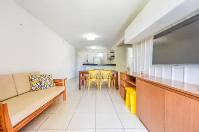 A cozinha ou kitchenette de Beach Place Resort Bangalo 12