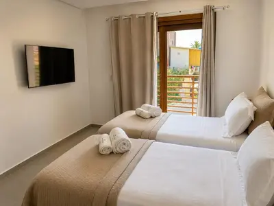 Uma cama ou camas num quarto em Apartamento Messina - Grupo Messina