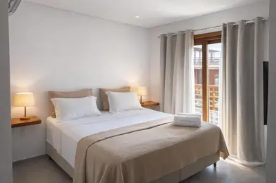 Uma cama ou camas num quarto em Apartamento Messina - Grupo Messina
