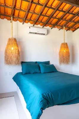 Uma cama ou camas num quarto em Kitesurfing Paradise, Beautiful Beach House