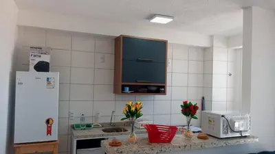 A cozinha ou kitchenette de LK3 Apartamentos - Praia do Futuro