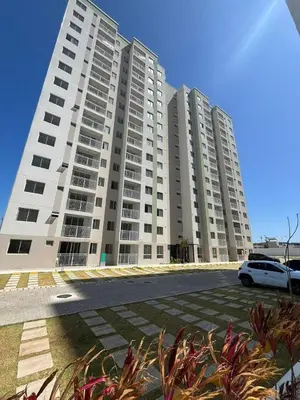 O edifício onde o apartamento está situado