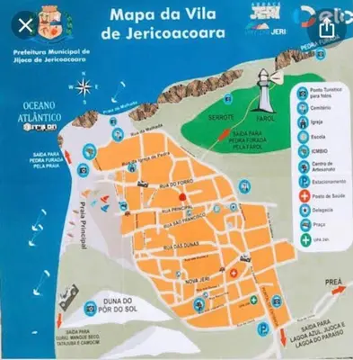 A planta de Vila Lua Aparts - Apartamento 2