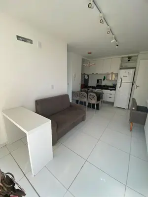 A cozinha ou kitchenette de CN Porto das Dunas Beach