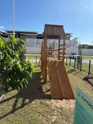 A área de jogos para crianças em Cantinho Praia do Futuro