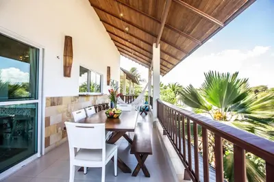 Uma varanda ou terraço em Kite Dream Cumbuco Apartments 60 & 120qm