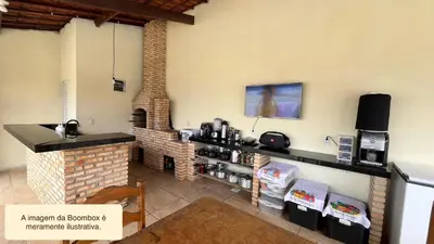A cozinha ou kitchenette de Casa de praia em Paracuru - Ceará - arejada com piscina