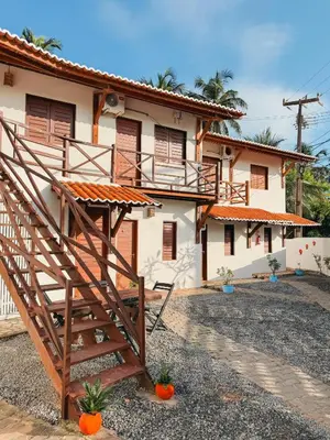 O edifício onde o hotel está situado
